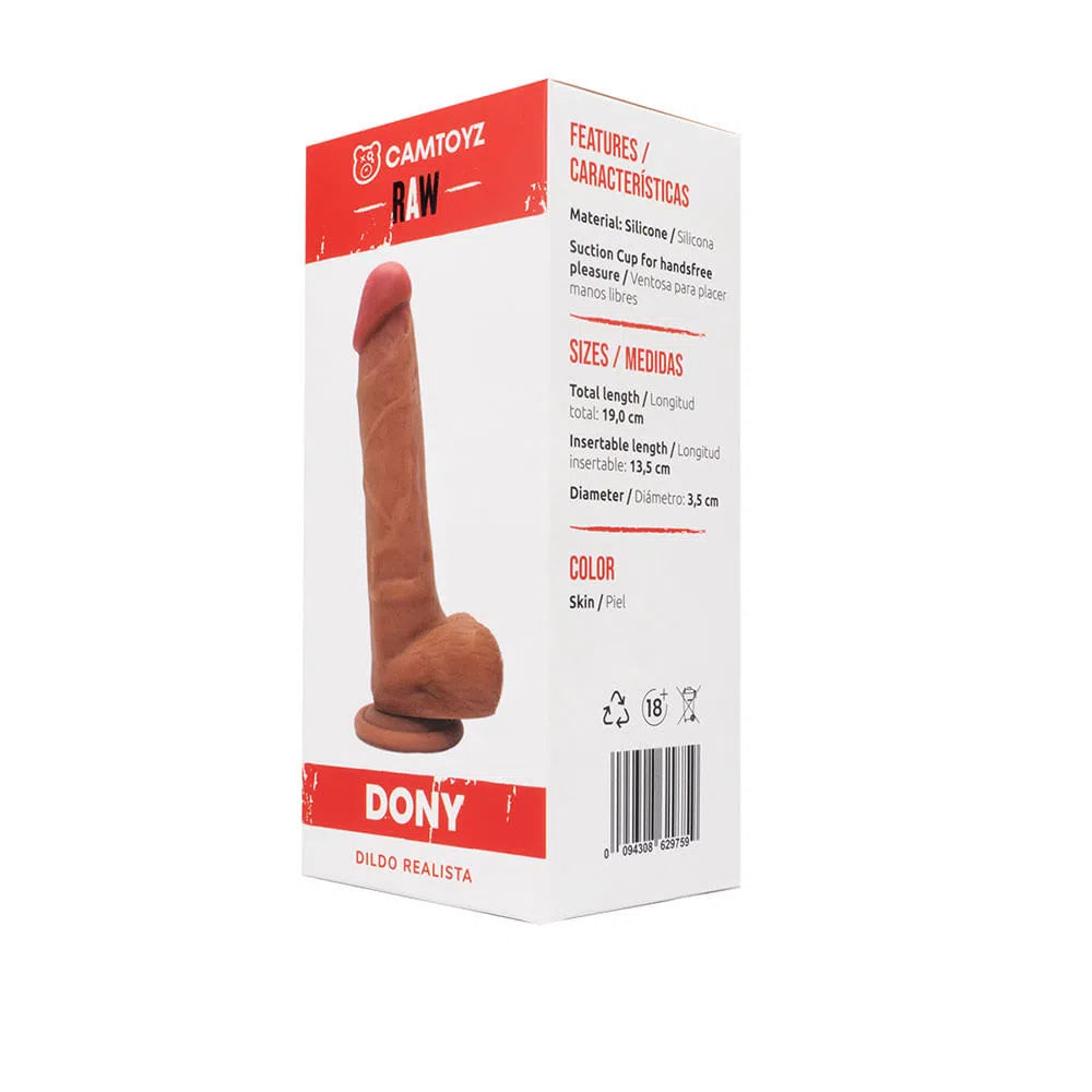 Dildo Realista Dony 18 cm Piel CamToyz