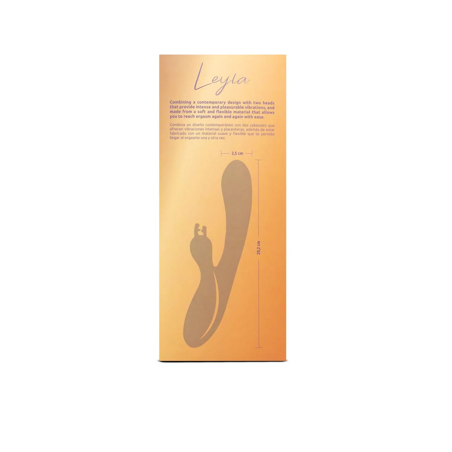 Vibrador Doble Leyla Lila CamToyz