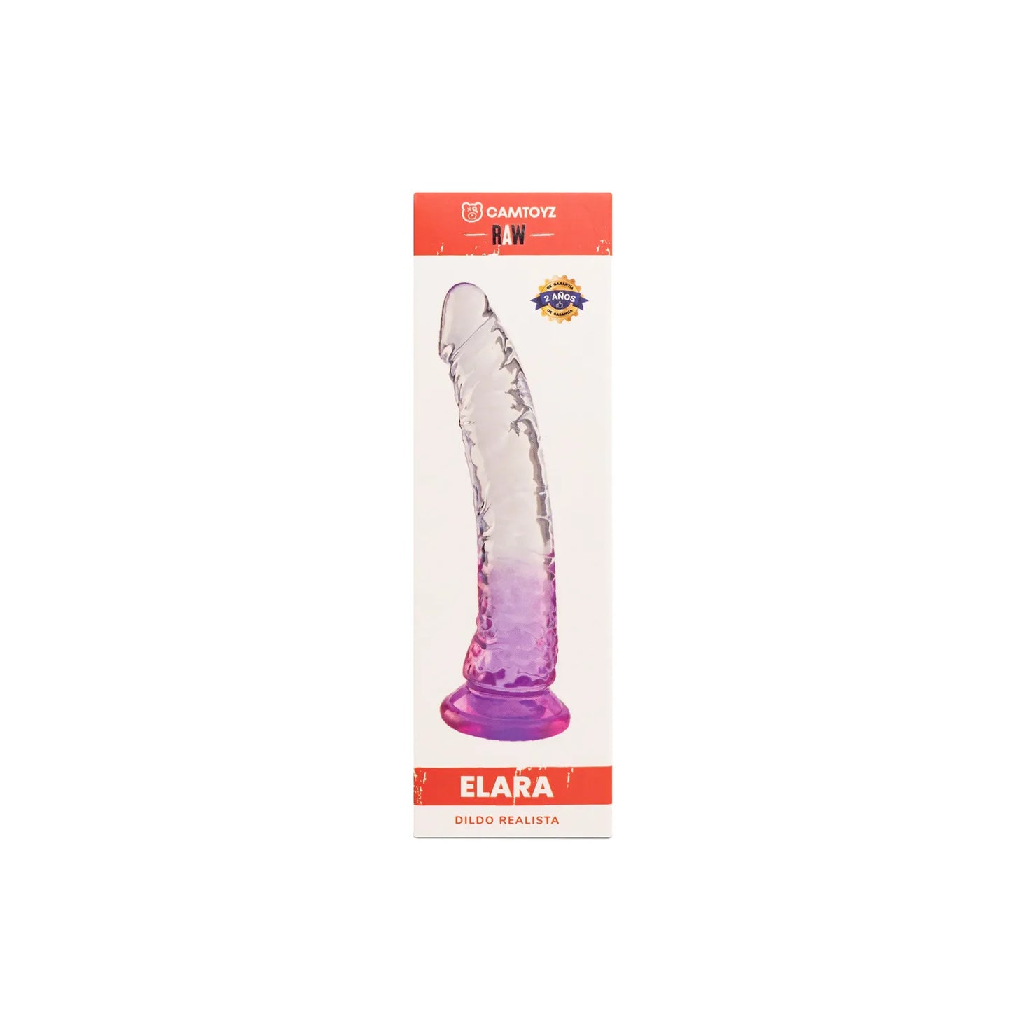 Raw Dildo Realista Elara Morado CamToyz