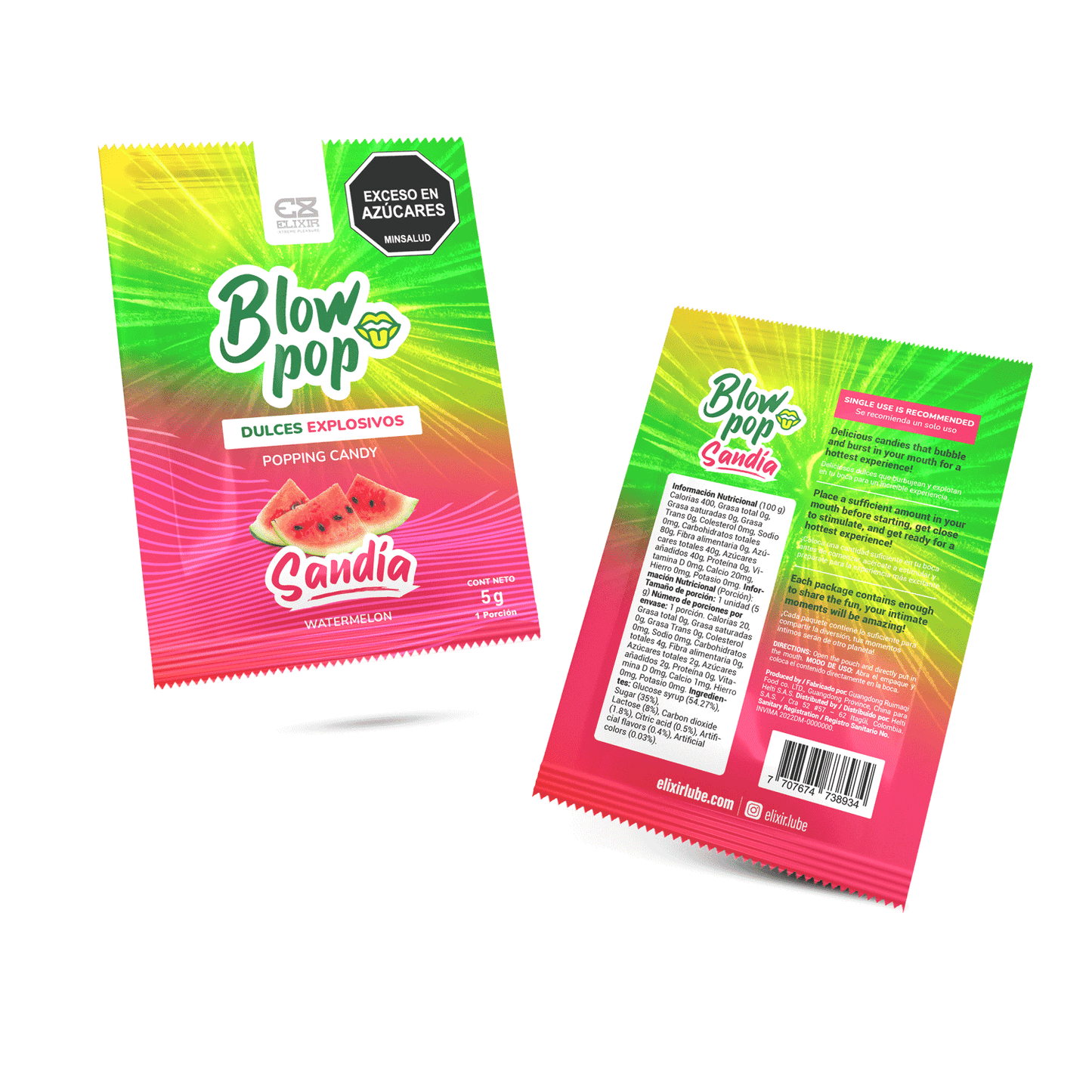 ¡Nuevo! Blow Pop Elixir (Quipito Oral)