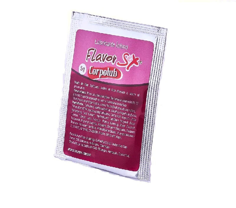 Lubricante Anal Corpolub Flavor Sex Sachet x5ml