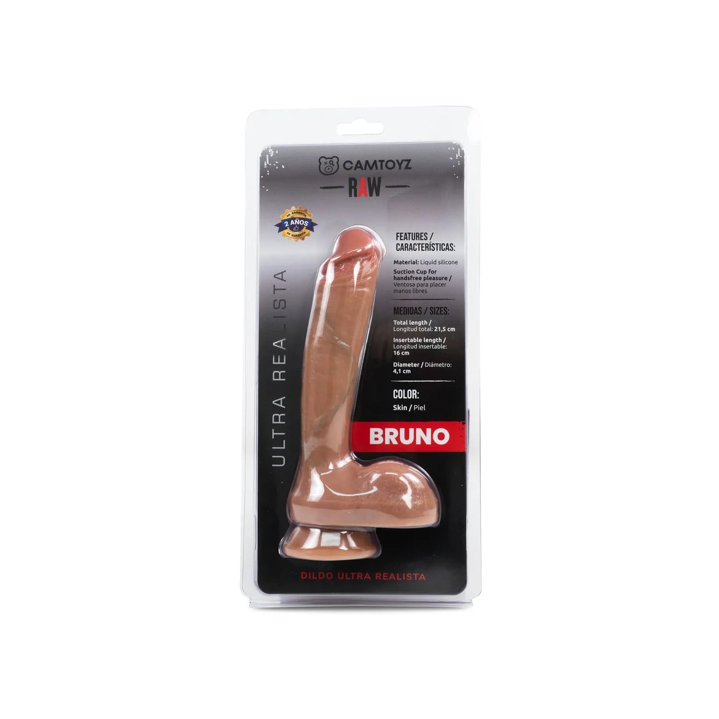 Raw Dildo ultra realista Bruno Piel CamToyz