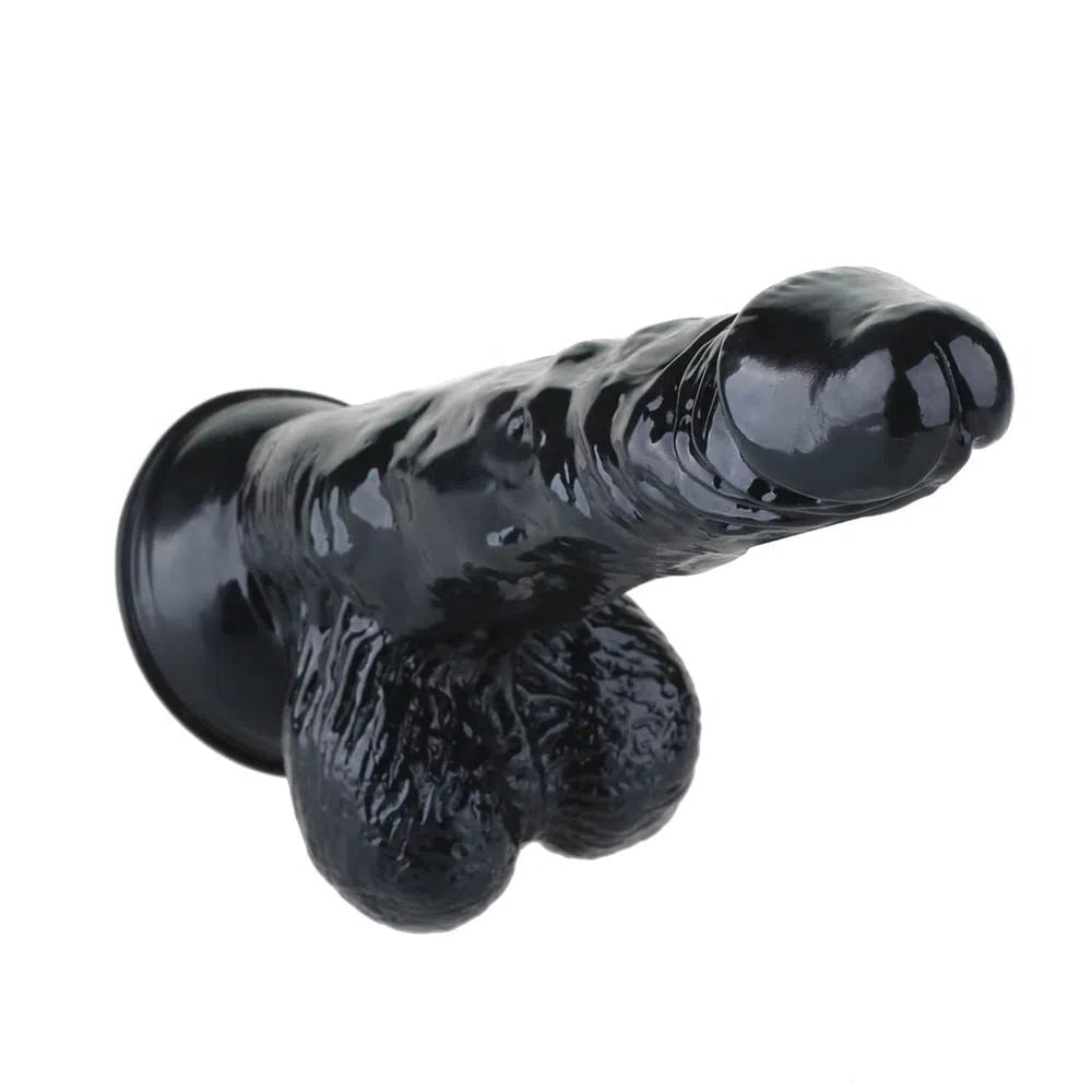 Dildo Realista Negro Grille 21,5 cm CamToyz