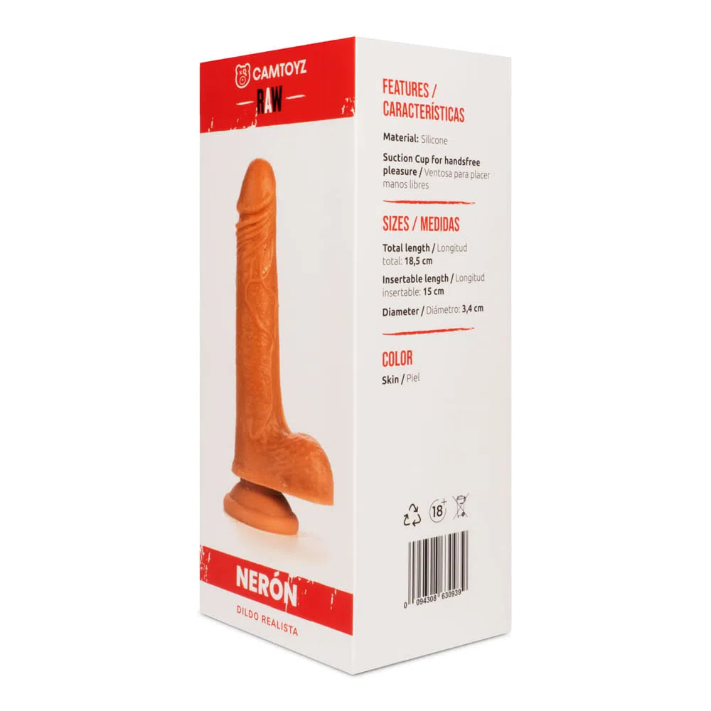 Dildo Realista Nerón 18,2 cm Piel CamToyz (OFERTA POR TIEMPO LIMITADO)