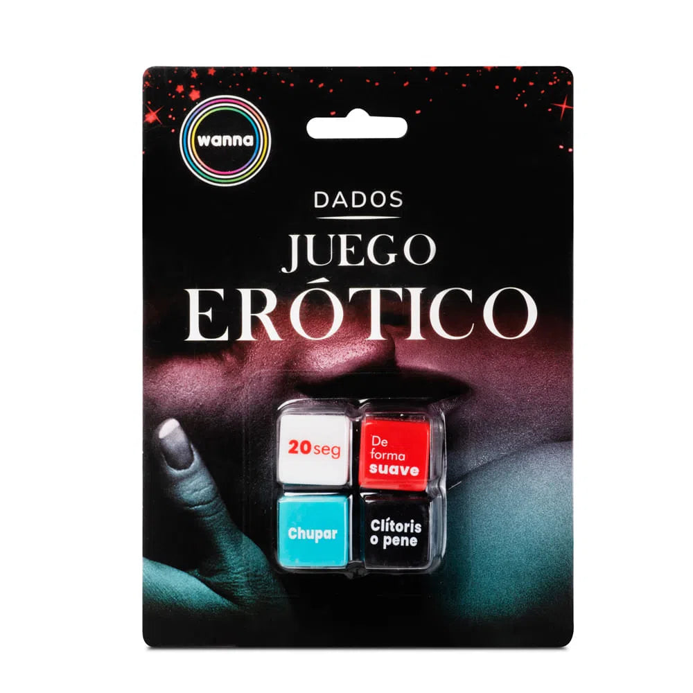 Wanna Dados Juego Erótico X 4 Unidades