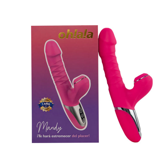 Vibrador Succionador Mandy Fucsia CamToyz