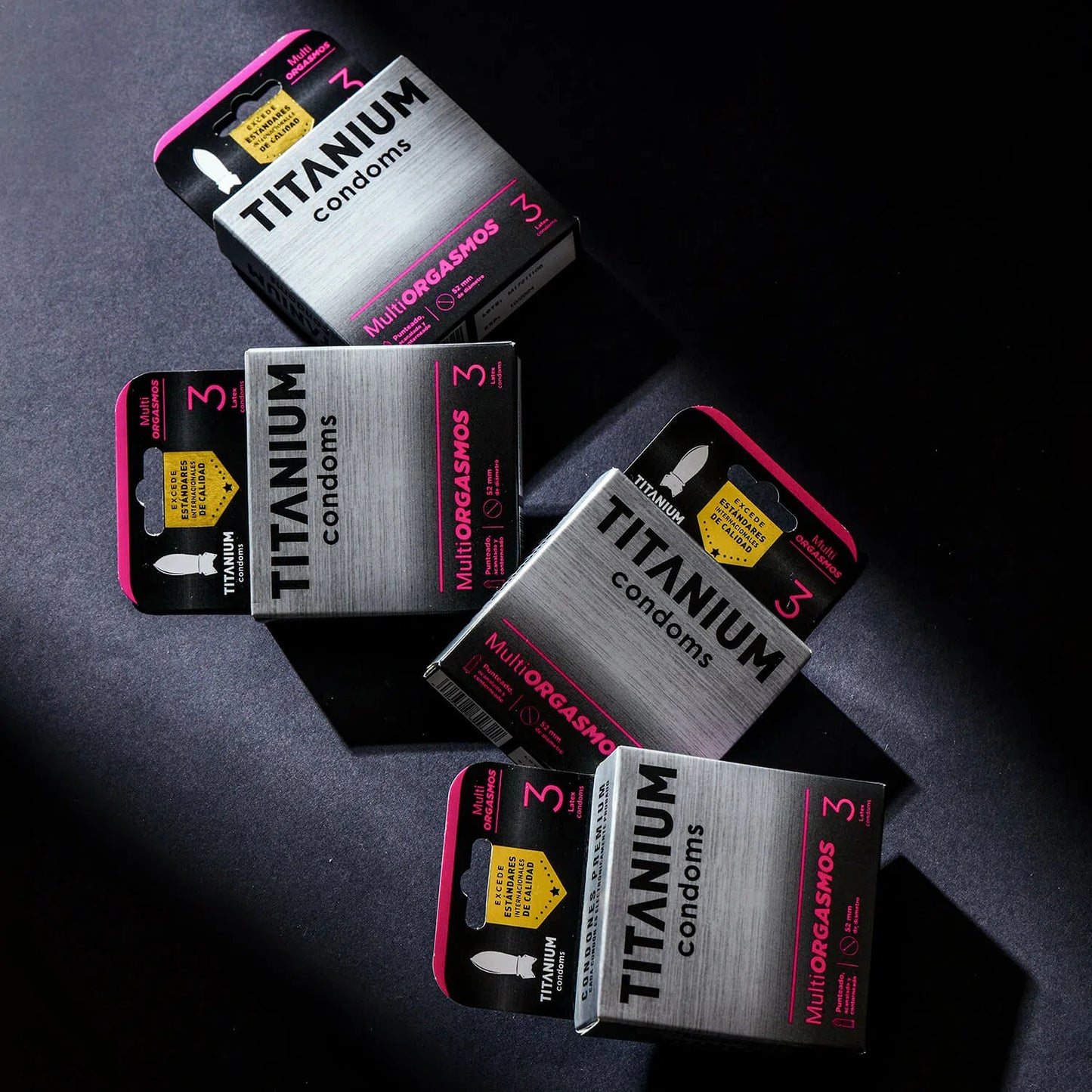 Condones Titanium Multiorgasmos x 3 Unidades (OFERTA POR TIEMPO LIMITADO)